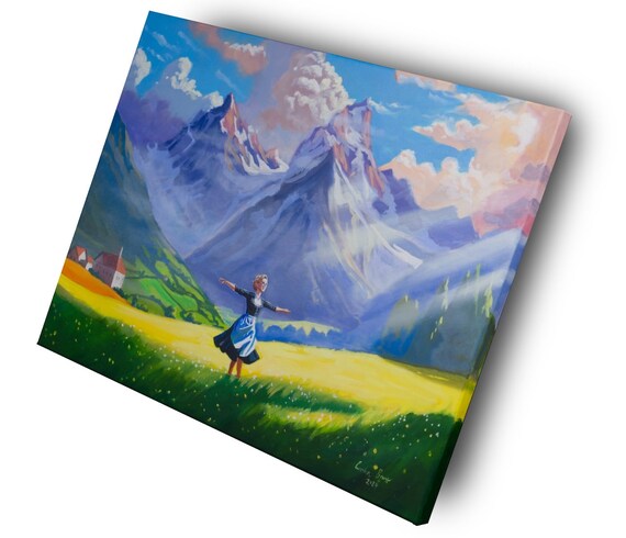 The Sound of Music Oil Painting on Canvas - Etsy