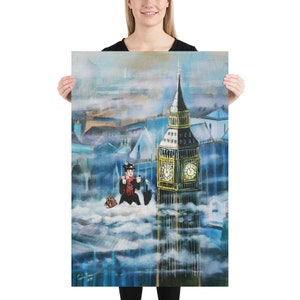 Mary Poppins print, Mary Poppins gift,  London Photo poster