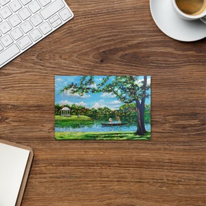 Mary Poppins dans le parc Carte postale standard