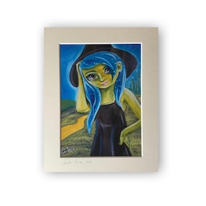 Wicked Witch, Wizard of Oz print, painting from 2009
