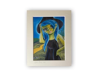 Wicked Witch, Wizard of Oz print, painting from 2009