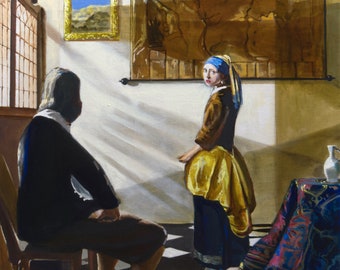 Vermeer’s new model original painting