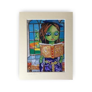 Wicked Witch, Wizard of Oz print, painting from 2009