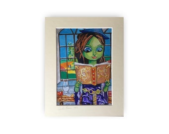 Wicked Witch, Wizard of Oz print, painting from 2009
