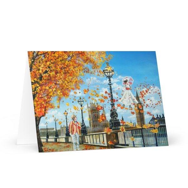 Mary Poppins London Greeting card