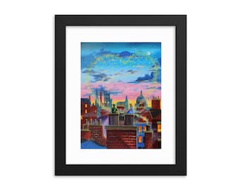 Peter Pan framed art print