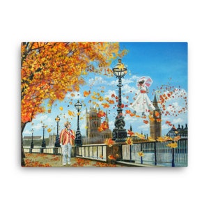 Mary Poppins art, canvas print “Supercalifragilisticexpialidocious”