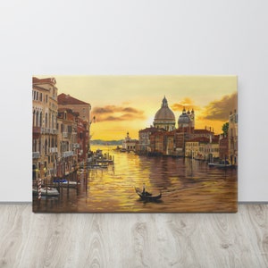 Venice wall art, Venice Canvas print