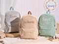 Personalized Children's Backpack With Name,Personalized Kids Backpack,Embroidered Corduroy Backpack,Kids School Bag,Children Gift,School Bag product logo
