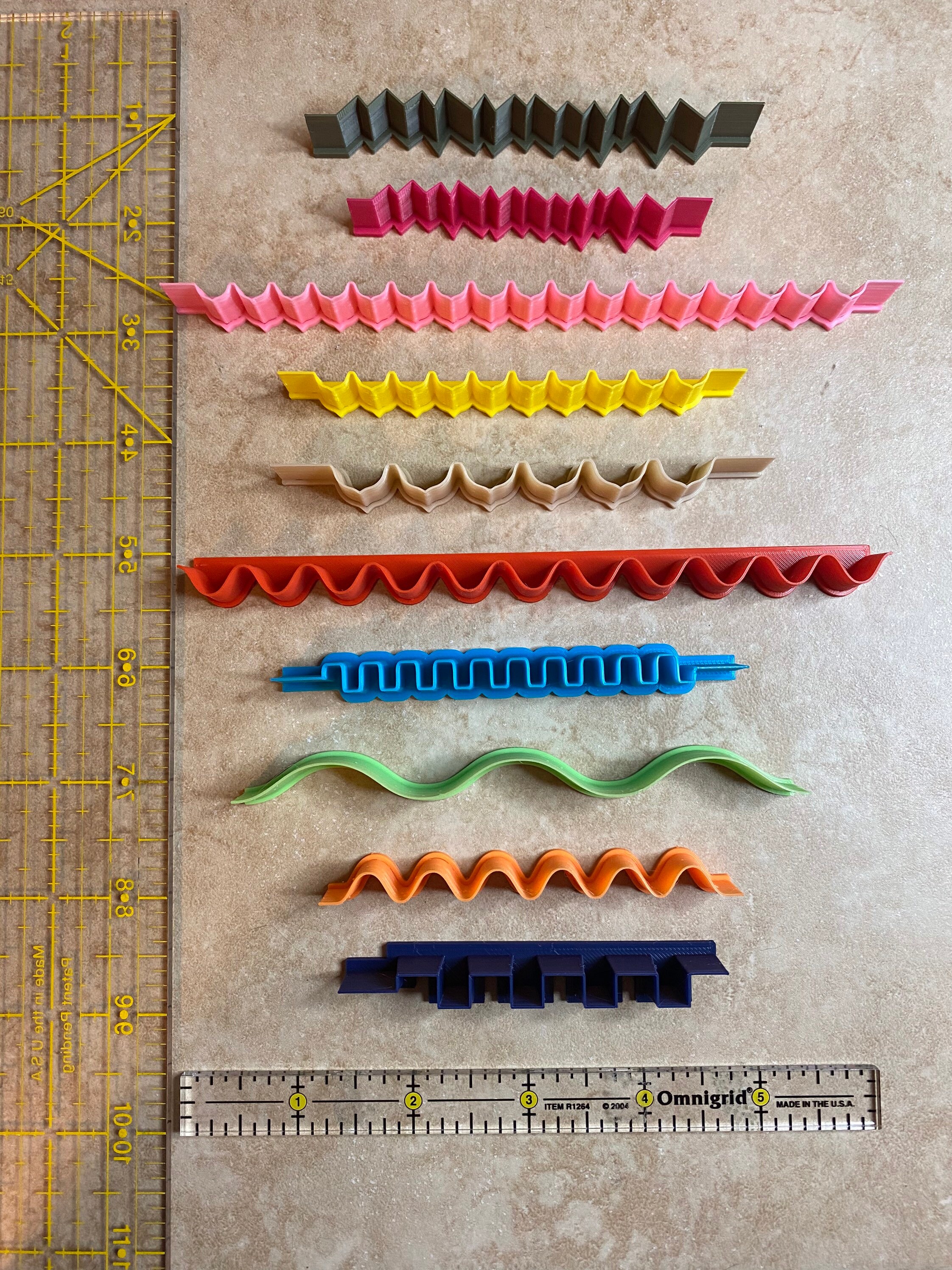 Geometric Shape City Edge Cutter Minimalist Shape Fondant Cutter 3D PLA ...