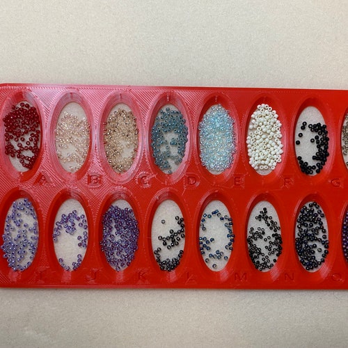 Bead Organizer Great for Peyote Brick Loom Stitch Miyuki Etsy