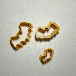 Bat Clay Cutter, Geometric Shape, Clay Cutter, Cookie Cutter, Fondant Cutter, 3D PLA Printed