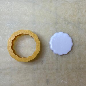 Flower 3 Cutter, Geometric Shape, Clay Cutter, Cookie Cutter, Fondant Cutter, 3D PLA Printed