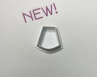 Trapezoid 2 Cutter, Geometric Shape, Clay Cutter, Cookie Cutter, Fondant Cutter, 3D PLA Printed