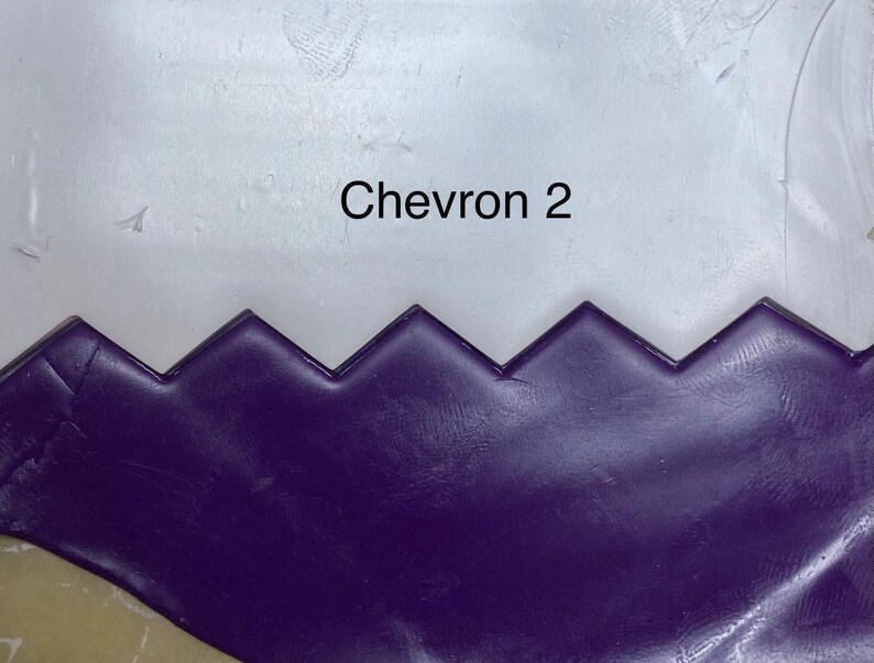 Chevron Edge Cutter, Geometric Shape, Minimalist Shape, Cookie Cutter, Fondant Cutter, 3D PLA Printed image 5