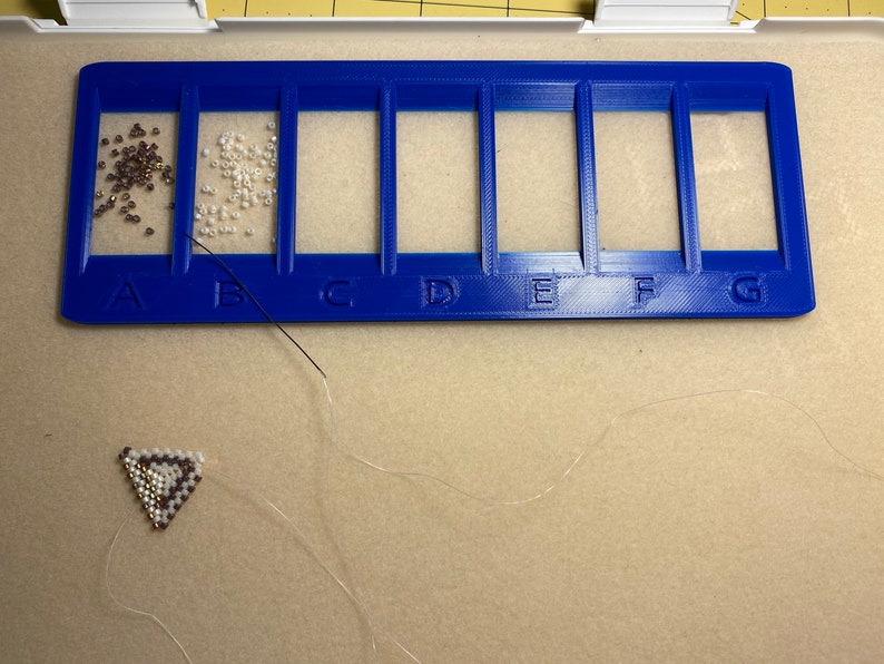 Bead Organizer Great for Peyote Brick Loom Stitch Miyuki Etsy