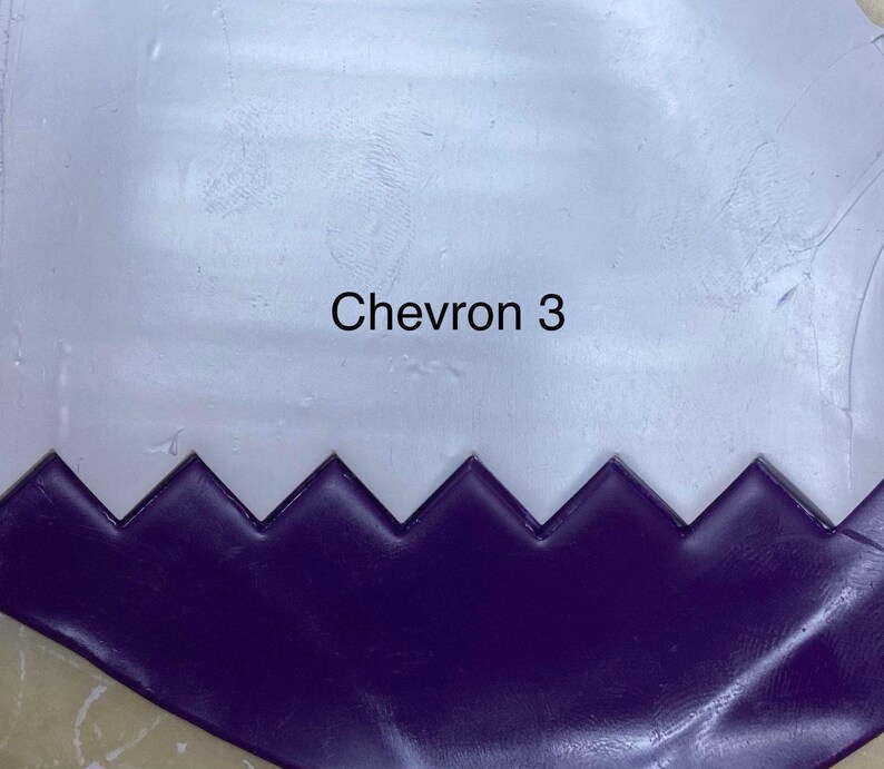 Chevron Edge Cutter, Geometric Shape, Minimalist Shape, Cookie Cutter, Fondant Cutter, 3D PLA Printed image 6