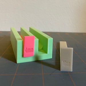12mm wide Measurement Tray, Tray Only, Sliding Tray for 12mm Combo Clay Slicer, Polymer Clay Tool, Fondant, 3D Printed, Slicer Not Included