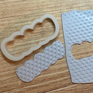 Barrette Cutter, Egg Cutter, Geometric Shape, Clay Cutter, Cookie Cutter, Fondant Cutter, 3D PLA Printed