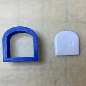 Short Tombstone Cutter, Geometric Shape, Clay Cutter, Cookie Cutter, Fondant Cutter, 3D PLA Printed