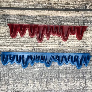 IJspegelrandsnijder, geometrische vorm, minimalistische vorm, koekjesvorm, fondantvorm, 3D PLA-geprint