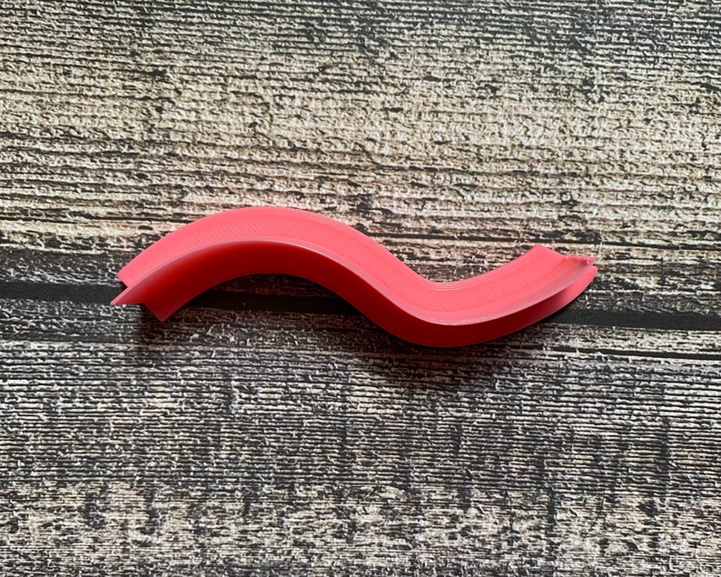 Wave Edge Cutter Geometric Shape Minimalist Shape Cookie | Etsy