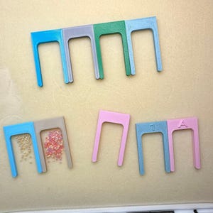 Open Bead Tray, Individual Bead Cups, Bead Pods, Great for Peyote Brick Loom Stitch, Miyuki Beads, 3D Printed