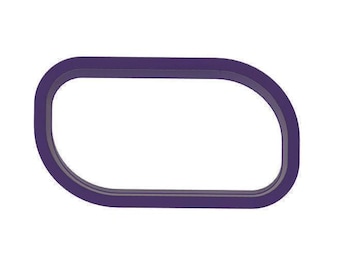 Abstract Rectangle, Plaque Cutter, Geometric Shape, Clay Cutter, Cookie Cutter, Fondant Cutter, 3D PLA Printed