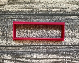 Barrette Cutter, Rectangle Cutter, Geometric Shape, Clay Cutter, Cookie Cutter, Fondant Cutter, 3D PLA Printed