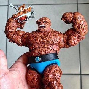 【未開封】トイビズ　ファンタスティック4 フィギュア4体セット 1995年 1995 THE THING Marvel The Fantastic Four Deluxe Edition 10