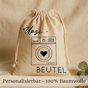 Change of Clothes Bag for Daycare | 100% Cotton | Fabric Bag for Dirty Laundry | Personalization