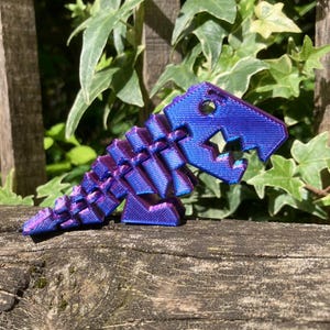 3D Articulated Flexible T-Rex – Soft Dinosaur Toy – Original Dino Gift, Fun Fidget Toy