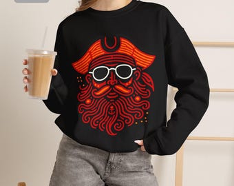 Tampa Bay Street Art Sweatshirt, Vintage Buccaneer Crewneck, Bucs Football Fan Gift Shirt