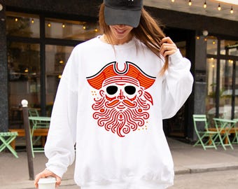 Tampa Bay Street Art Sweatshirt, Vintage Buccaneer Crewneck, Bucs Football Fan Gift Shirt