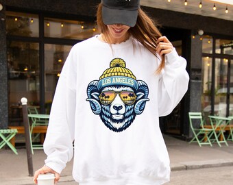 80s LA Rams Sweatshirt,vintage Rams Sweatshirt,80s Rams  display picture 1