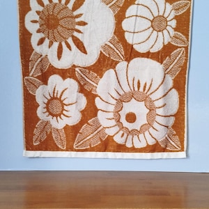 Vintage 70s 80s Cotton Terry Towel