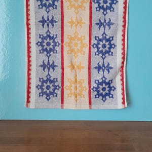 Vintage 70s 80s Cotton Terry Towel Hand Towel