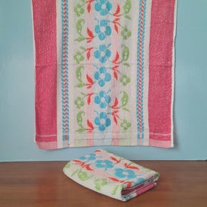 Vintage 70s 80s Cotton Terry Towel