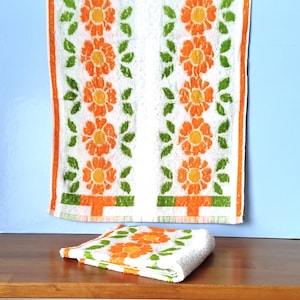 Vintage 70s 80s cotton terry towel