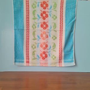 Vintage 70s 80s Cotton Terry Towel