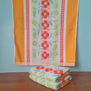 Vintage 70s 80s Cotton Terry Towel
