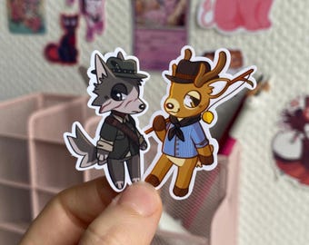 Cowboy Animal Villager Stickers