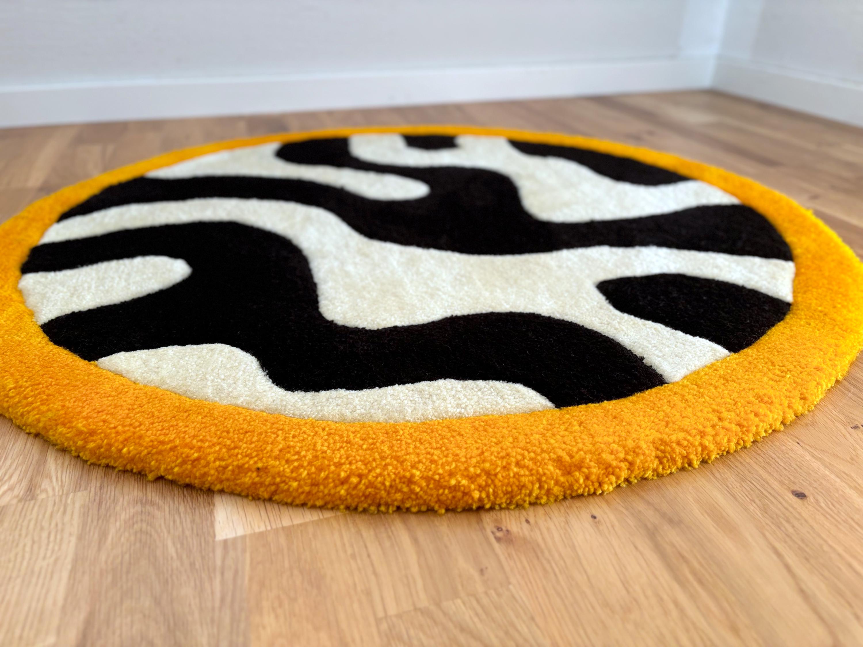 Merelax Flauschiger Shaggy-Teppich Oval – Ultraweich, Rutschfest & Perfekt Für Kinder- Und Wohnzimmer