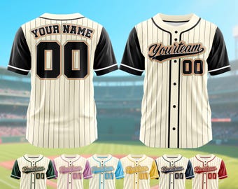 Custom Baseball Jersey: Personalized Team Name & Number