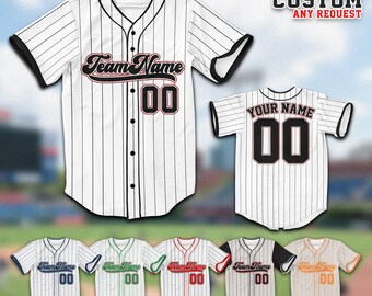 Custom Baseball Jersey Personalized Jersey Printed Shirt for Men Women Youth Preschool Gifts for Baseball Fans Cheer