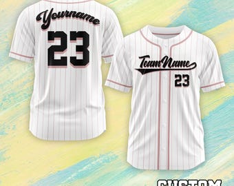 Custom Baseball Jersey Personalized Print Embroidered Name Number and Logo Wedding Jersey Cheerleading Uniform Christmas Gift