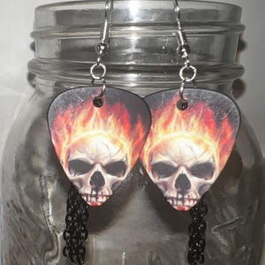 Handmade Guitar Pick Earrings – Unique Music Lover Gift – Lightweight & Fun Statement Jewelry