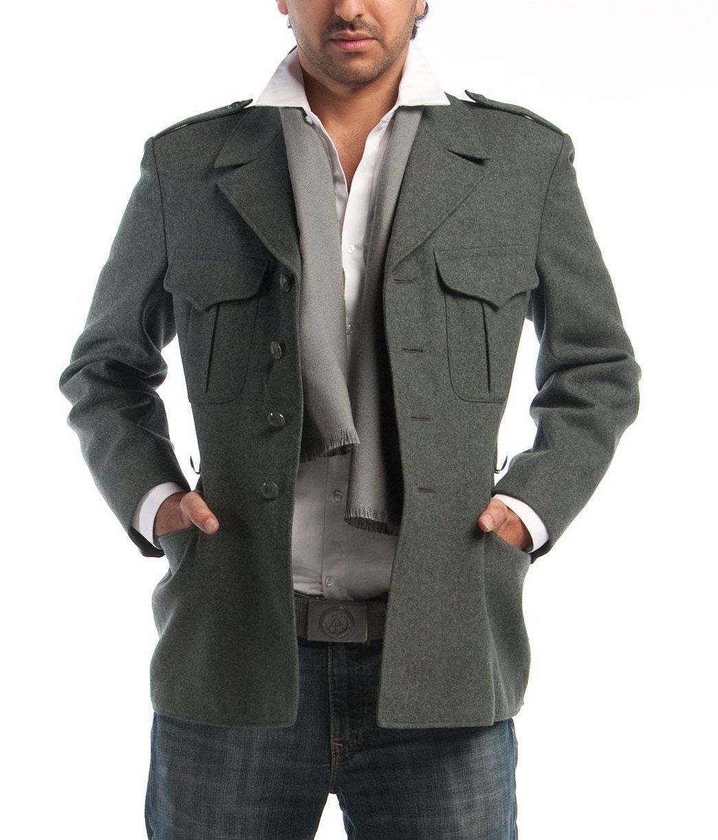 Swiss army wool jacket shop