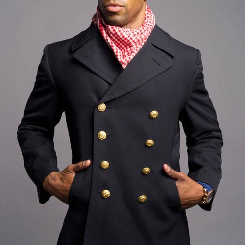 german navy pea coat