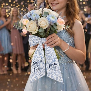 prom bouquet for blue dress Prom Bouquets for Royal Blue Dress